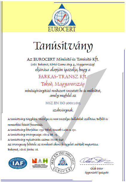 Tanusítvány2